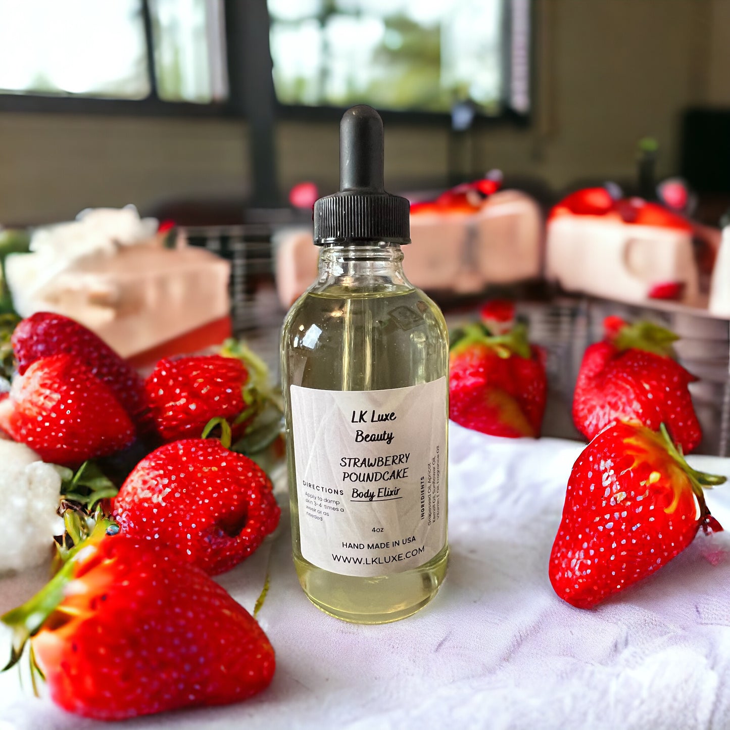 Strawberry Poundcake Body Elixir