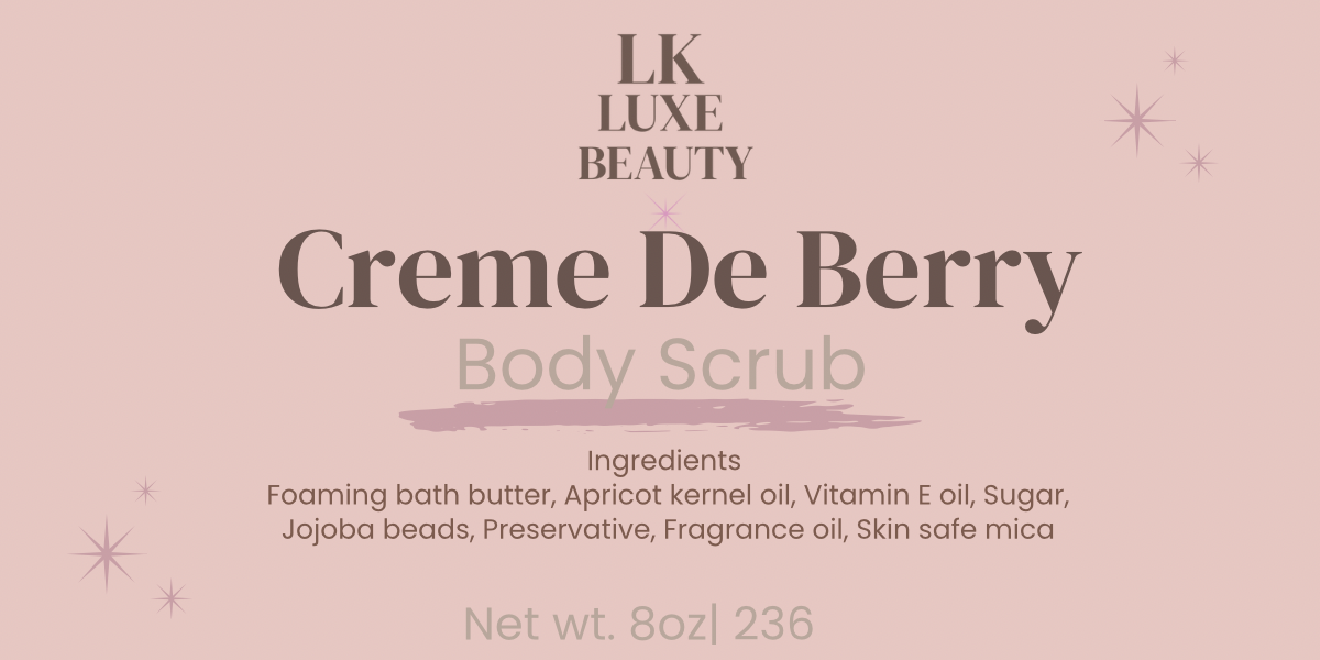 Crème De Berry Body Scrub