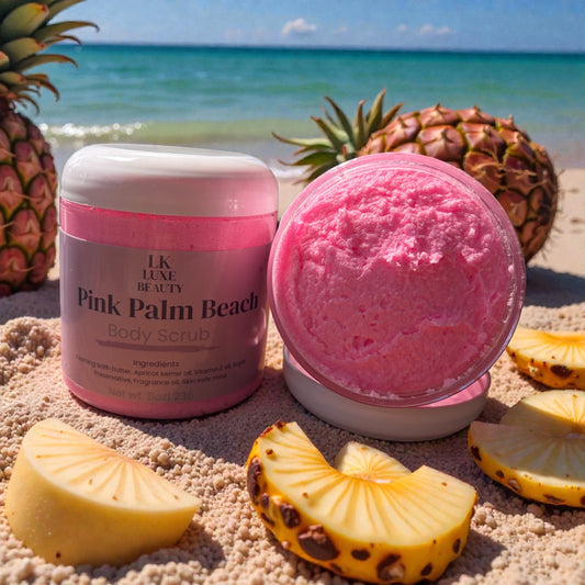 Pink Palm Beach Body Scrub