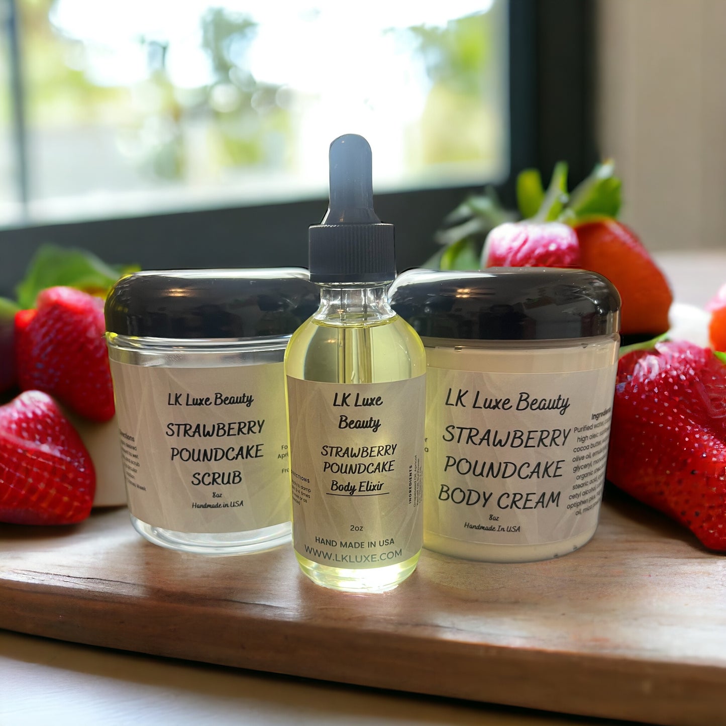 Strawberry Poundcake Bundle Set